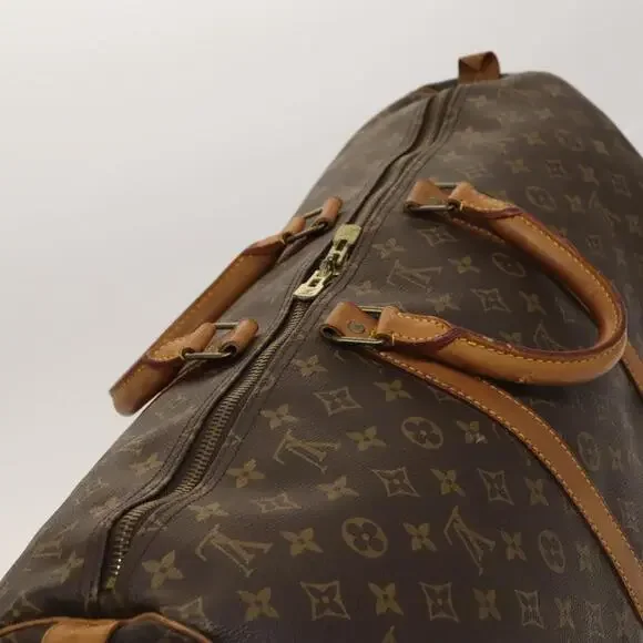 LOUIS VUITTON Monogram Keepall 55 Boston Bag M41424